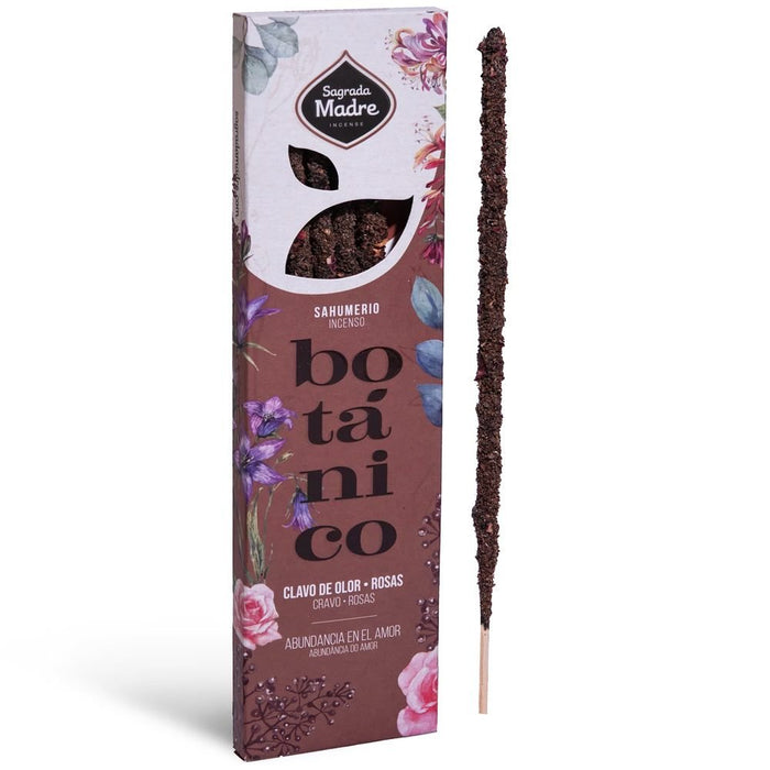 Sagrada Madre Botanical Incense~ Clove & Rose~ Abundance in Love 6 sticks - Dusty Rose Essentials