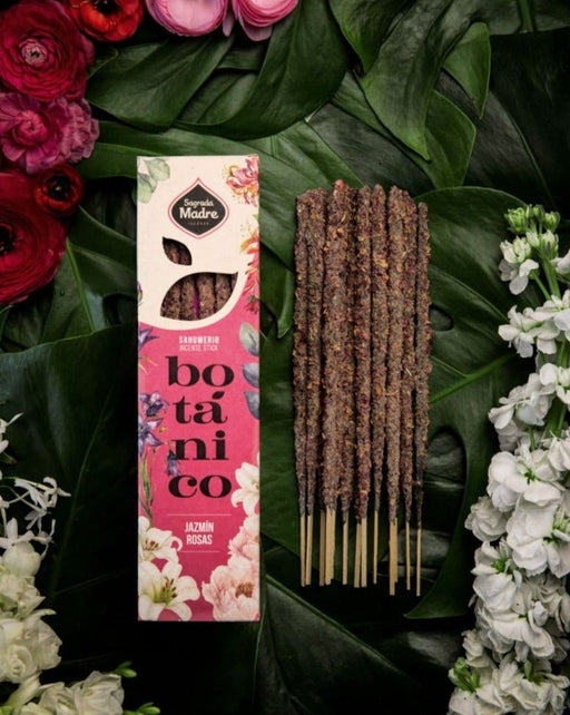 Sagrada Madre Botanical Incense~ Jasmine & Roses~ Wellness 6 sticks - Dusty Rose Essentials