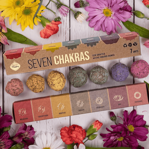 Sagrada Madre Seven Chakras Incense Bombs - Dusty Rose Essentials