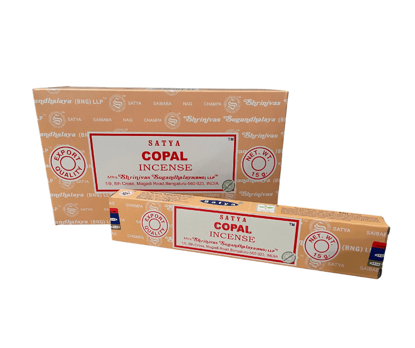Satya Copal Incense Sticks Individual & Bulk Pack Options - Dusty Rose Essentials