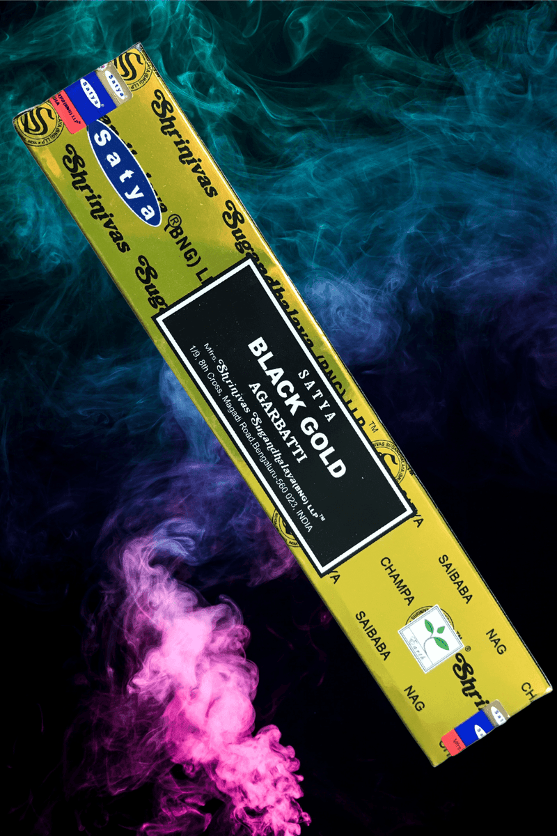 Satya Incense Sticks : Black Gold15g - Dusty Rose Essentials