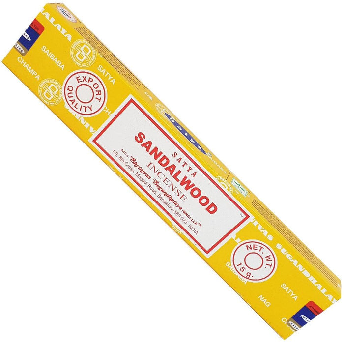 Satya Incense Sticks : Sandalwood 15g - Dusty Rose Essentials