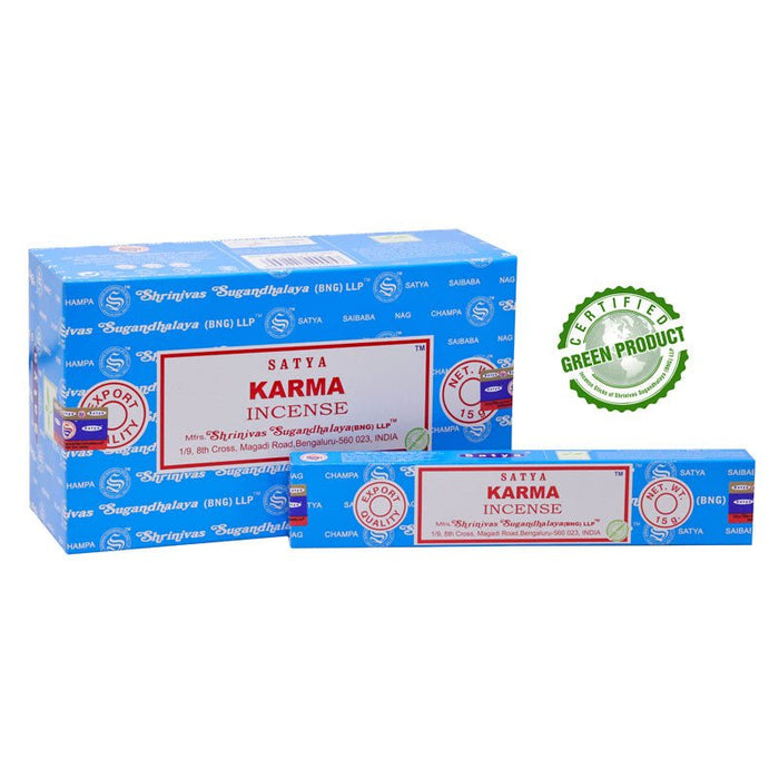 Satya Karma Incense Sticks Individual & Bulk Pack Options - Dusty Rose Essentials