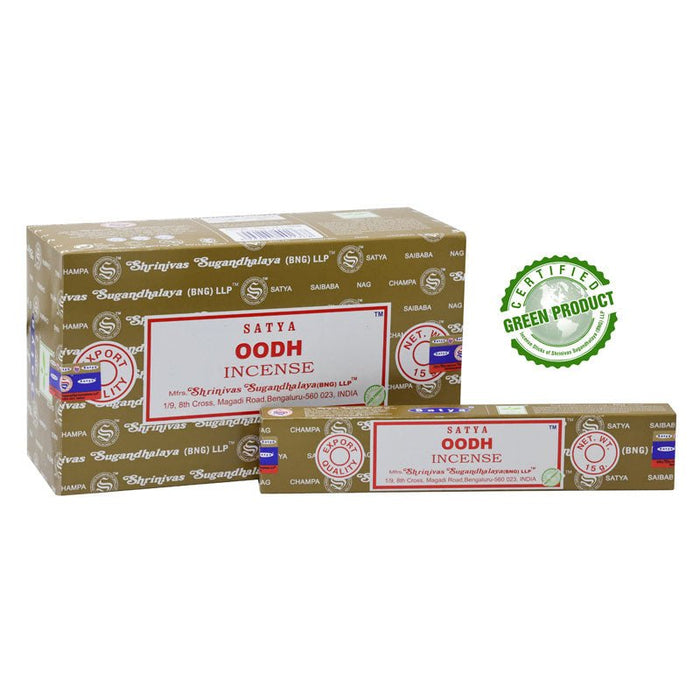 Satya Oodh Incense Sticks Individual & Bulk Pack Options - Dusty Rose Essentials