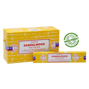 Satya Sandalwood Incense Sticks Individual & Bulk Pack Options - Dusty Rose Essentials