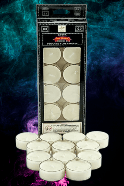 Satya Super Hit Perfumed T-Lite Candles - Dusty Rose Essentials