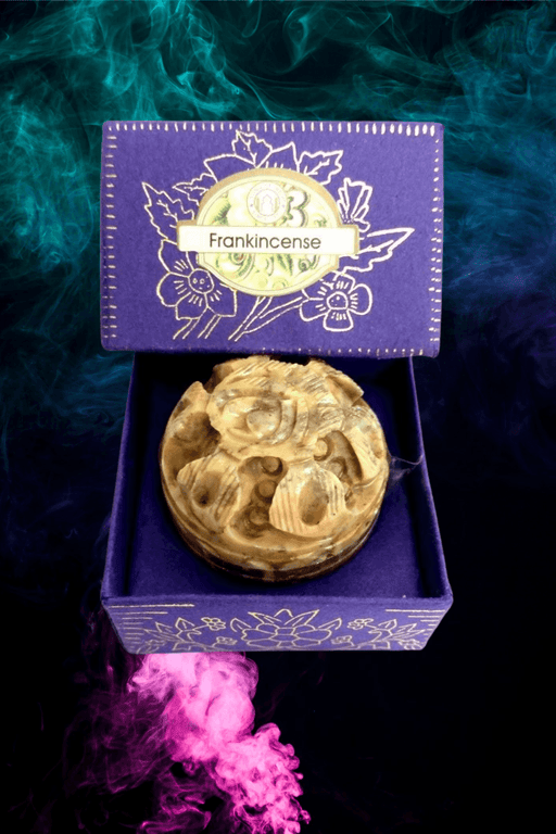 Song Of India Natural Solid Perfume Frankincense - Dusty Rose Essentials
