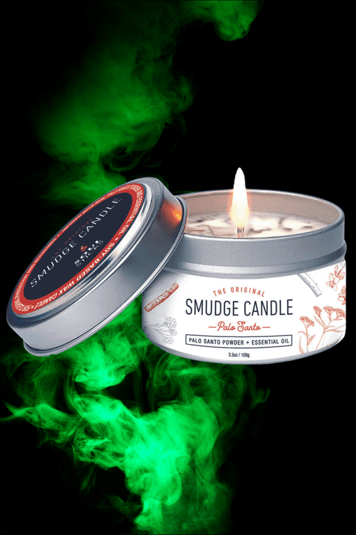 Soul Sticks Smudge Candle ~ Palo Santo - Dusty Rose Essentials