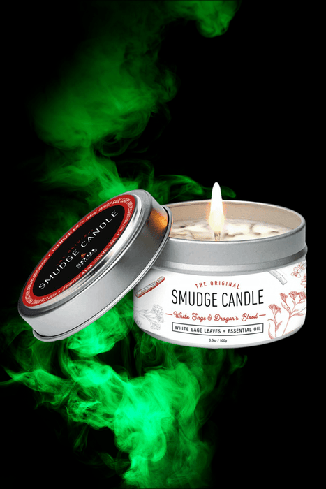Soul Sticks Smudge Candle ~ White Sage & Dragon's Blood - Dusty Rose Essentials