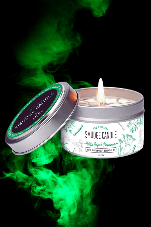 Soul Sticks Smudge Candle ~ White Sage & Peppermint - Dusty Rose Essentials