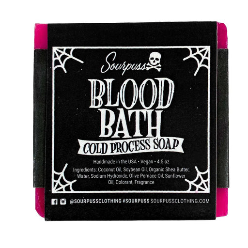 Sourpuss BLOOD BATH Bar Soap - Dusty Rose Essentials