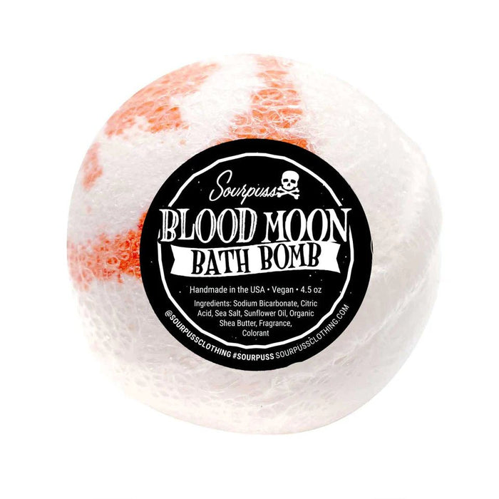 Sourpuss BLOOD MOON Bath Bomb - Dusty Rose Essentials