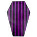 Sourpuss Coffin Rug Black & Purple - Dusty Rose Essentials