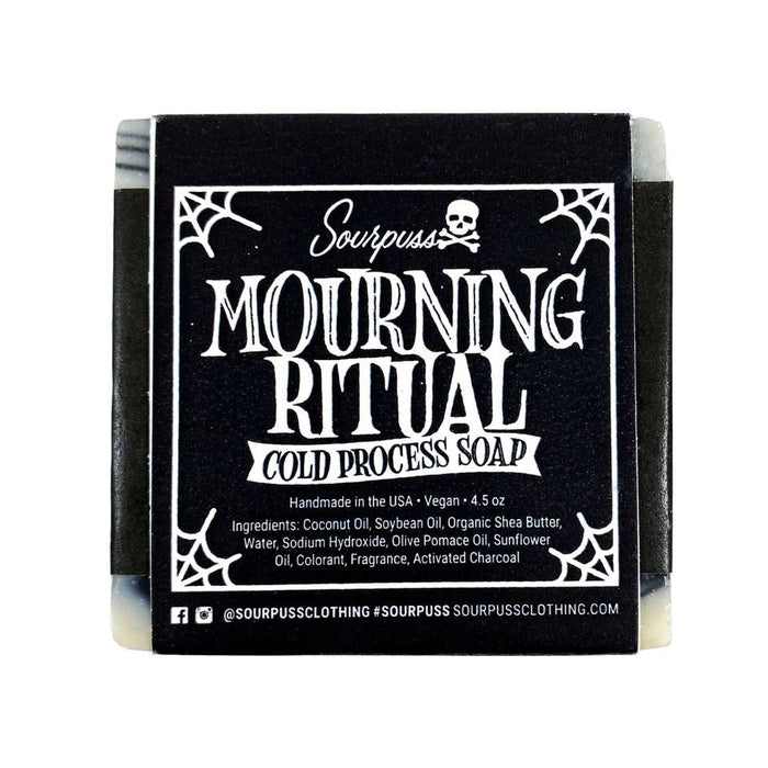 Sourpuss MOURNING RITUAL Bar Soap - Dusty Rose Essentials