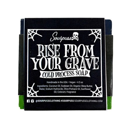 Sourpuss RISE FROM YOUR GRAVE Bar Soap - Dusty Rose Essentials