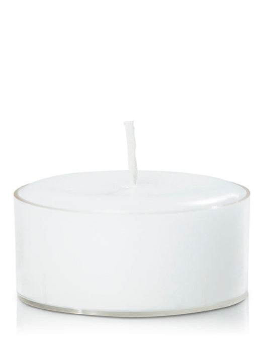 Spell Candle : Moreton Eco Acrylic Cup Tealight Candle WHITE - Dusty Rose Essentials