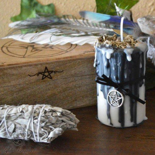 Spiritual Clearing Spell Candle - Dusty Rose Essentials