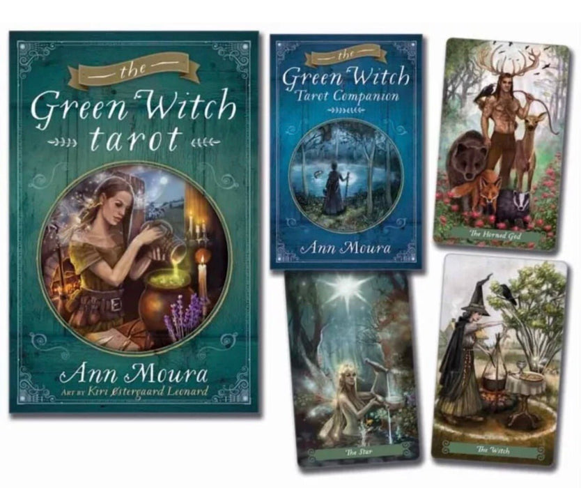 The Green Witch Tarot Set - Dusty Rose Essentials