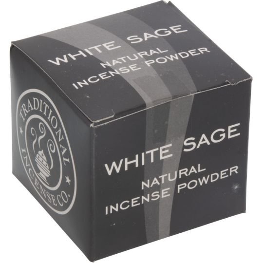 Traditional Incense Co. White Sage Incense Powder 20 grams - Dusty Rose Essentials
