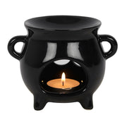 Triple Moon Cauldron Oil Burner - Dusty Rose Essentials