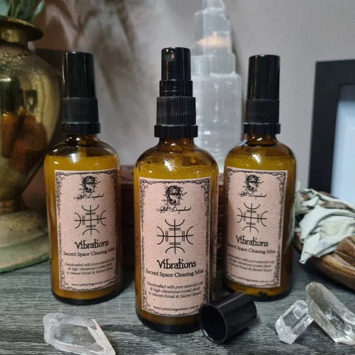 Vibrations ~ Sacred Space Clearing Mist - Dusty Rose Essentials