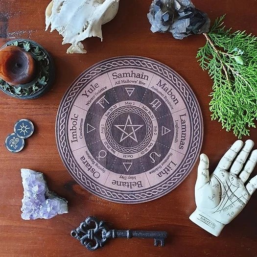Wheel Of The Year~ Pentacle - Dusty Rose Essentials