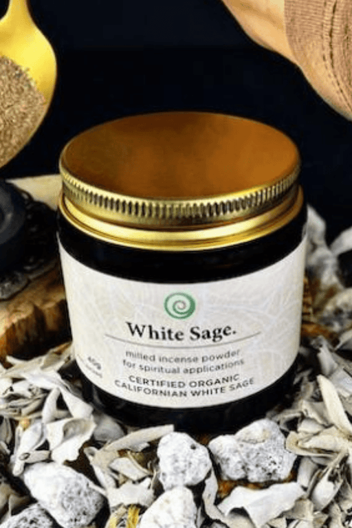 White Sage Milled Organic Powder - Dusty Rose Essentials