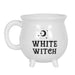 White Witch Cauldron Mug - Dusty Rose Essentials