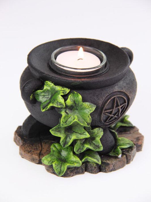 Witches Cauldron Tealight Candle Holder - Dusty Rose Essentials