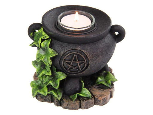 Witches Cauldron Tealight Candle Holder - Dusty Rose Essentials