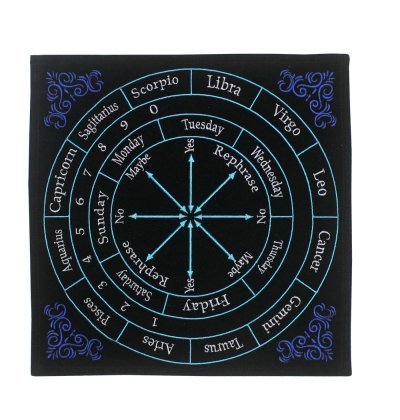 Zodiac Astrology Pendulum Mat - Dusty Rose Essentials