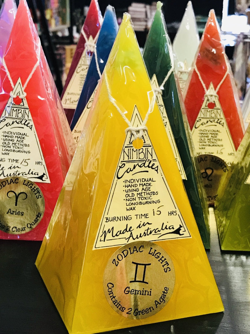 Zodiac Light Candles GEMINI - Dusty Rose Essentials